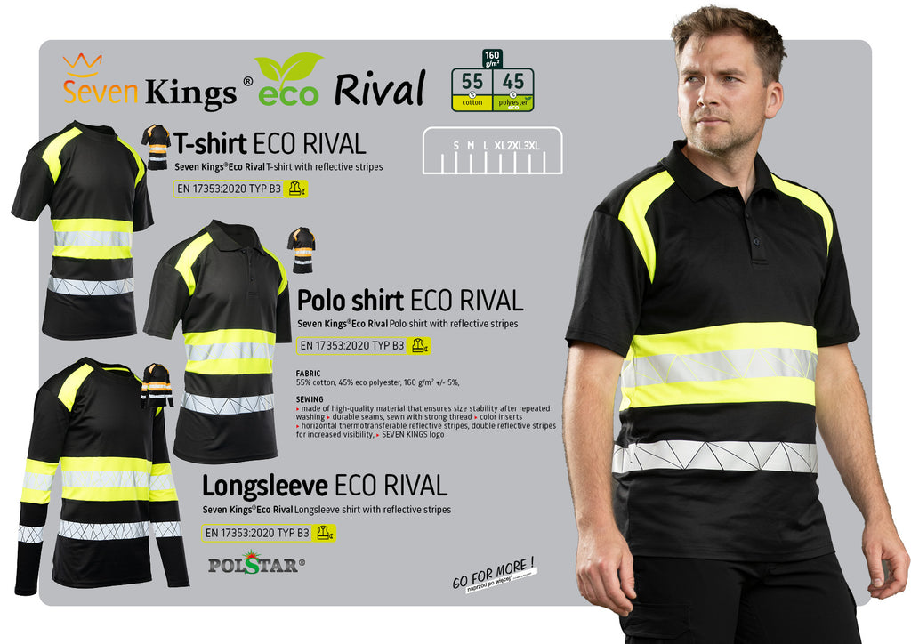ECO RIVAL LONGSLEEVE BLACK/ORANGE