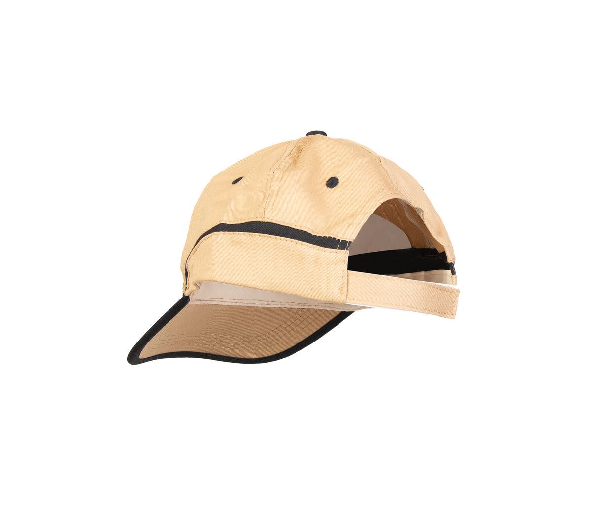 BASEBALL CAP BEIGE/BLACK