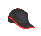 BASEBALL CAP BLACK/RED