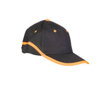 BASEBALL CAP BLACK/ORANGE