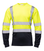 LONGSLEEVE 50/50 YELLOW/NAVY