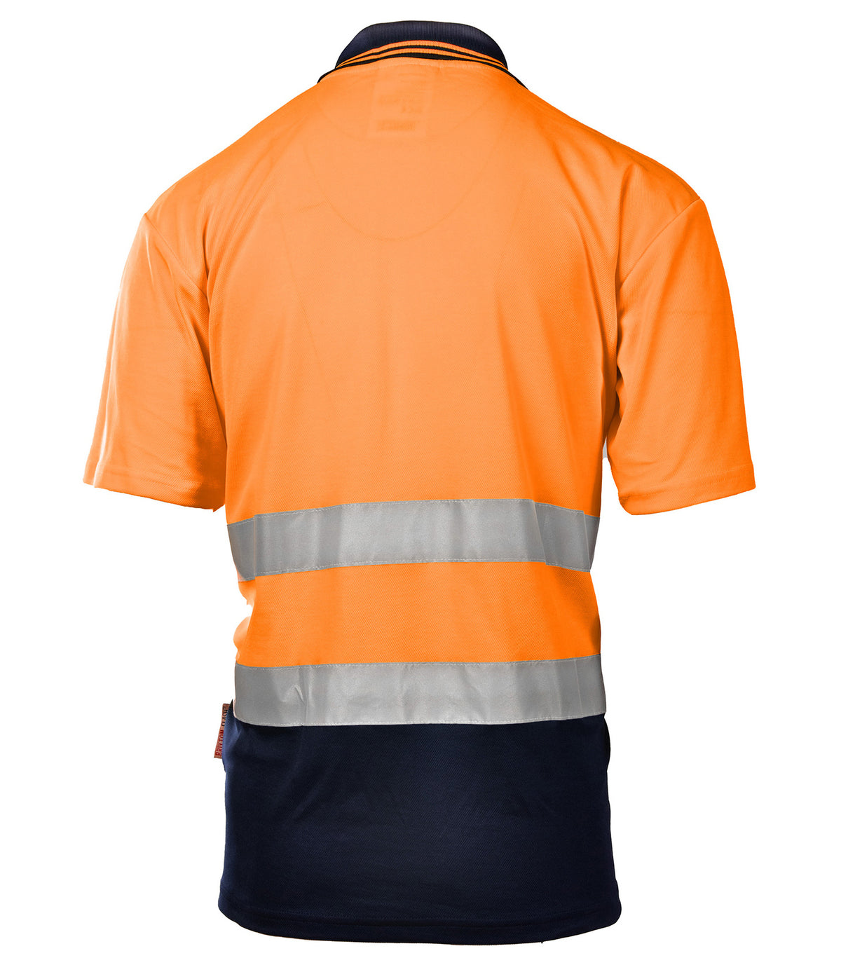 ECO RIVAL POLO SHIRT BLACK/ORANGE