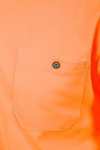ECO RIVAL POLO SHIRT BLACK/ORANGE