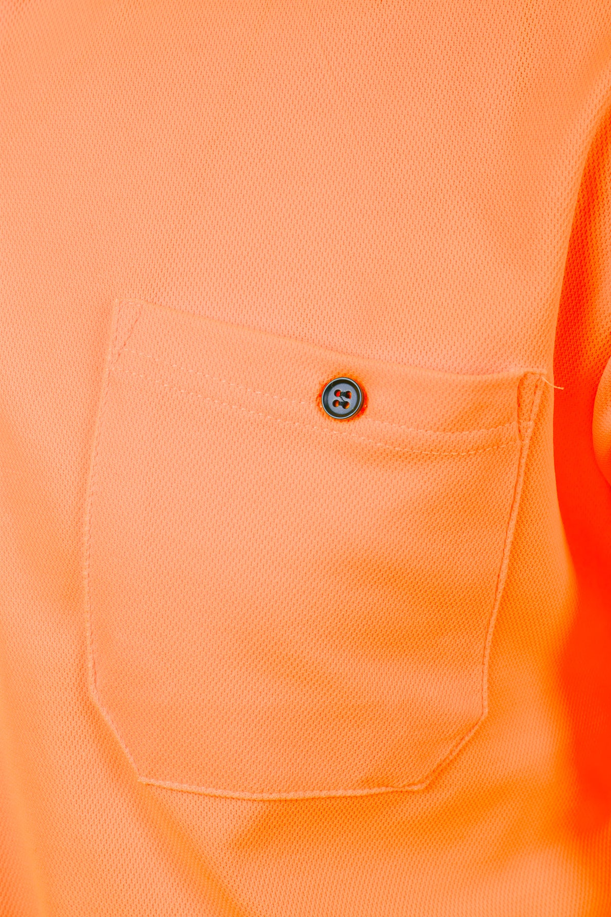 ECO RIVAL POLO SHIRT BLACK/ORANGE