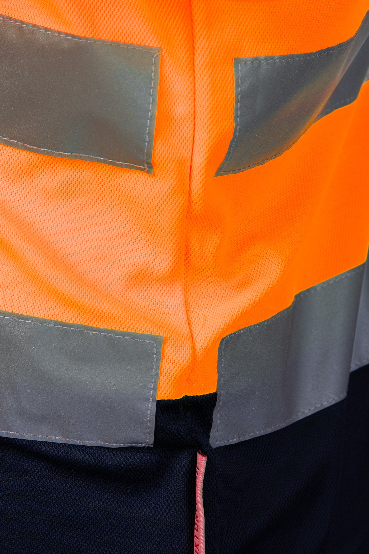 ECO RIVAL POLO SHIRT BLACK/ORANGE