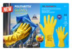 POLSTARITTA RUBBER FLOCKED GLOVES (2110X ) YELLOW