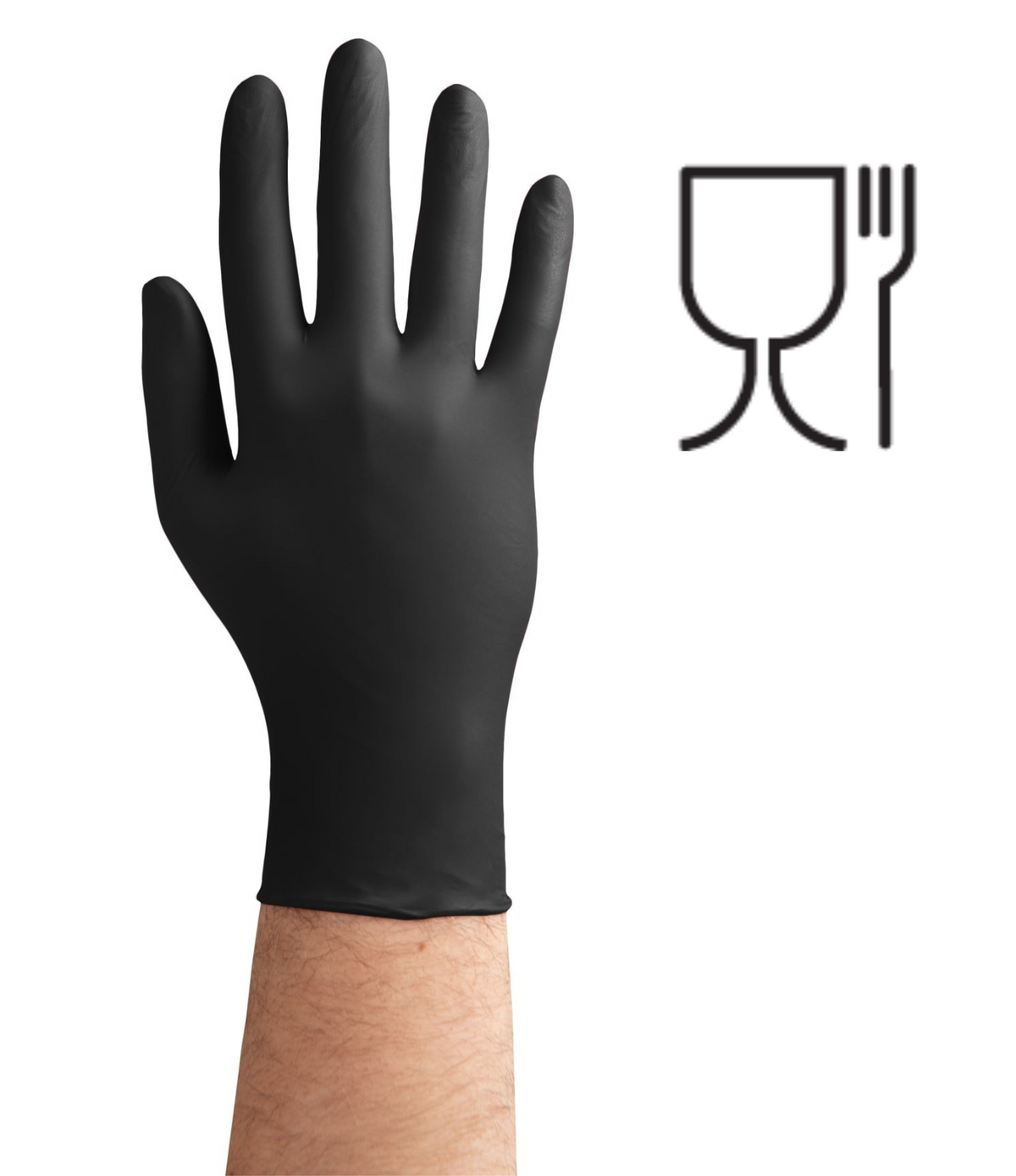 EASYCARE NITRILE GLOVES BLACK(A100)