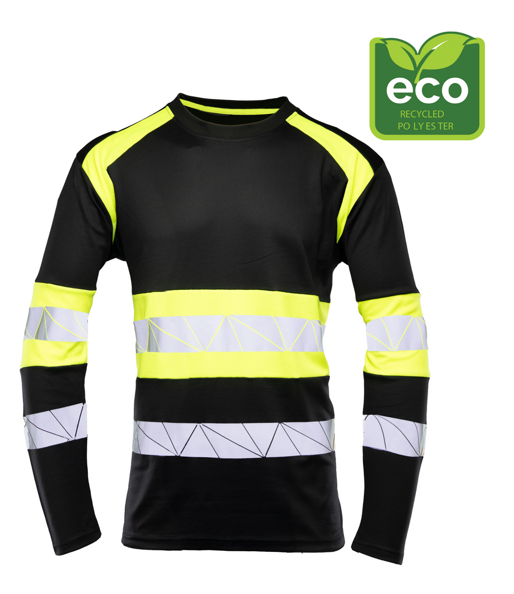 ECO RIVAL LONGSLEEVE BLACK/YELLOW