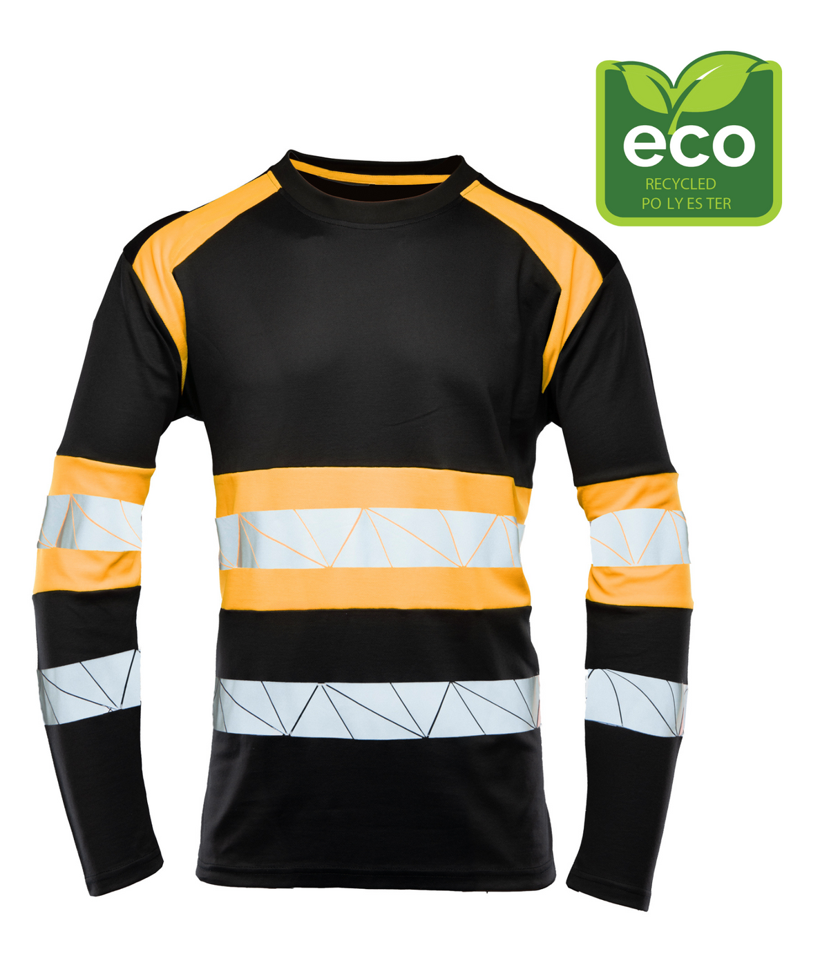 ECO RIVAL LONGSLEEVE BLACK/ORANGE