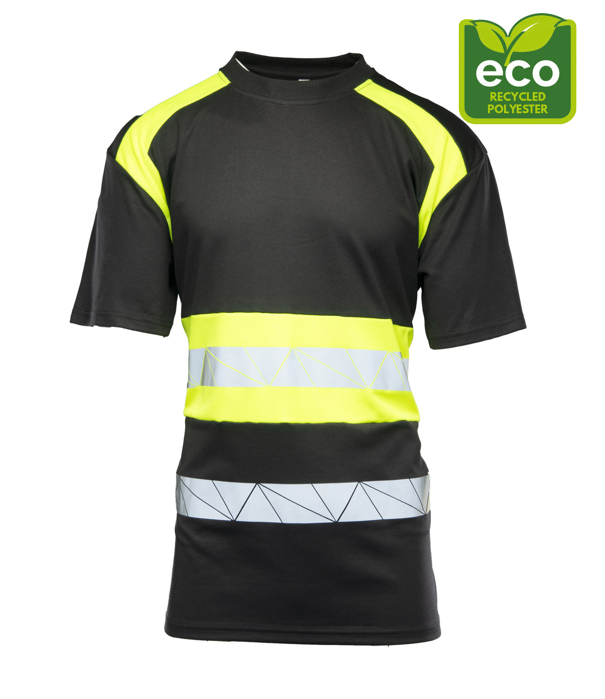 ECO RIVAL T-SHIRT BLACK/YELLOW