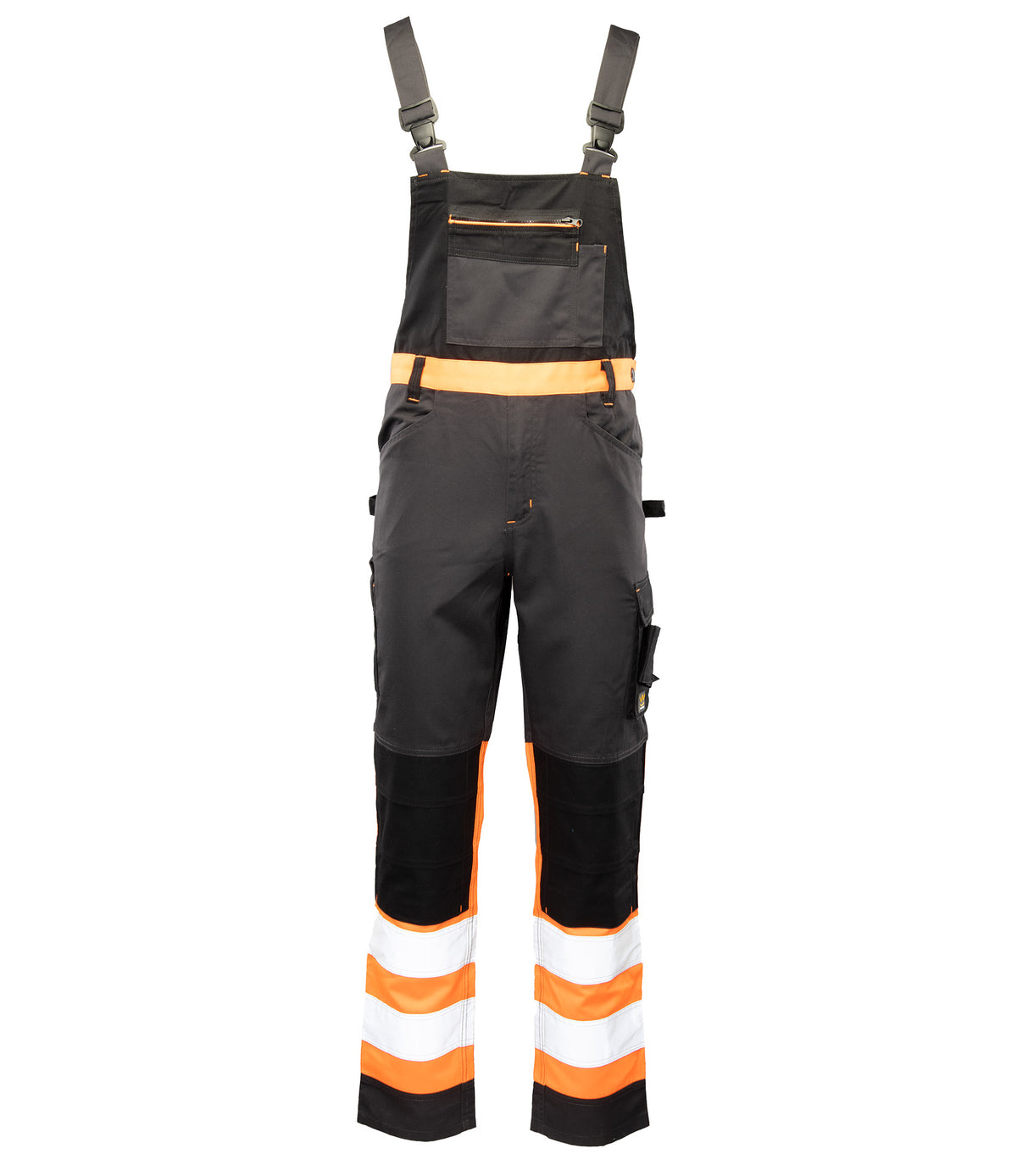 FLASH STEEL/ORANGE BIB PANTS