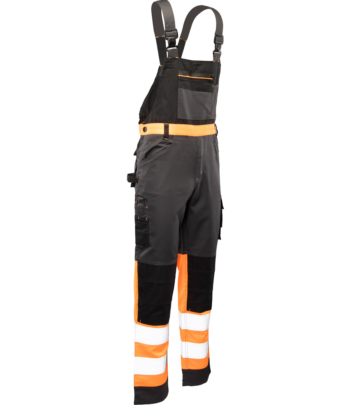 FLASH STEEL/ORANGE BIB PANTS
