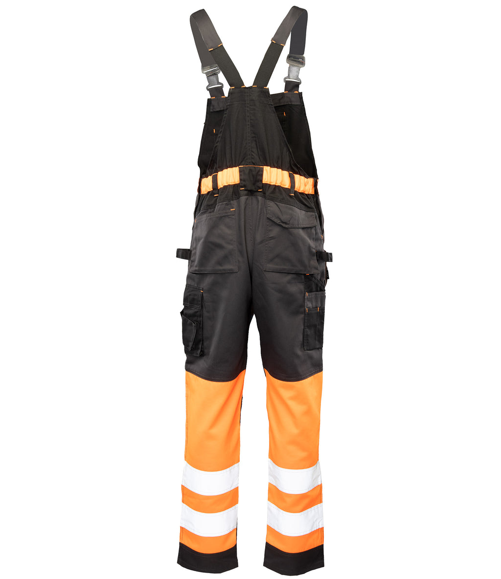 FLASH STEEL/ORANGE BIB PANTS