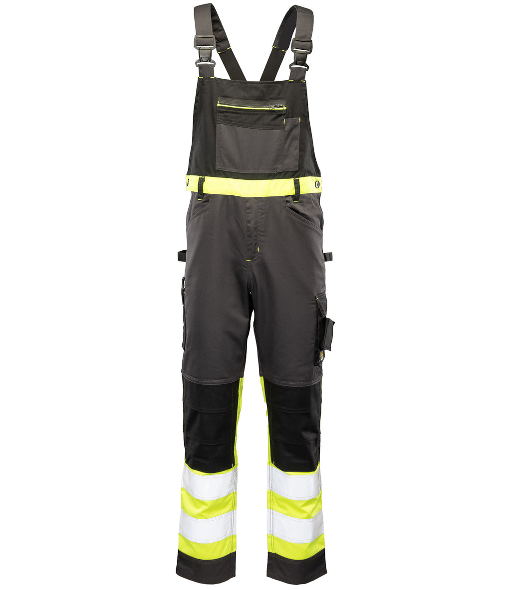 BIB PANTS FLASH GREY/YELLOW