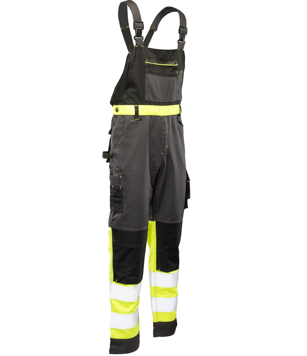 BIB PANTS FLASH GREY/YELLOW