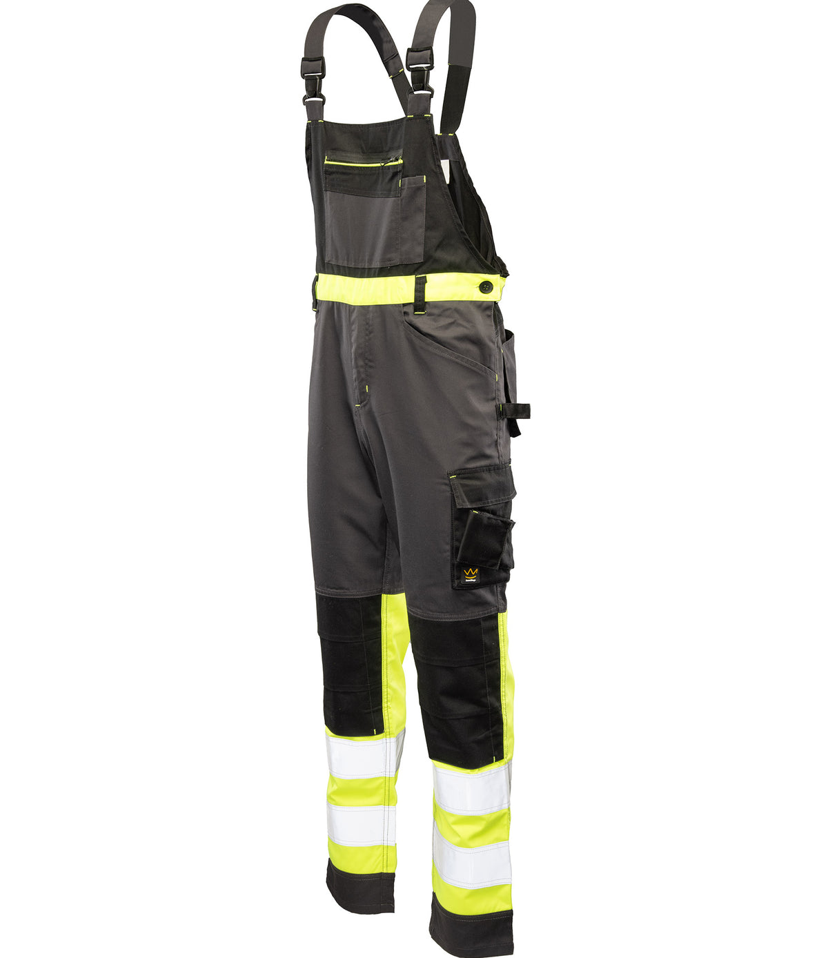 BIB PANTS FLASH GREY/YELLOW