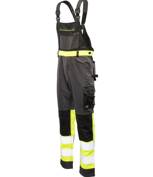 BIB PANTS FLASH GREY/YELLOW
