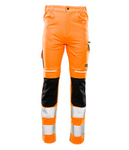 TROUSERS WITH REFLECTIVE ORANGE SKF006 CAT II