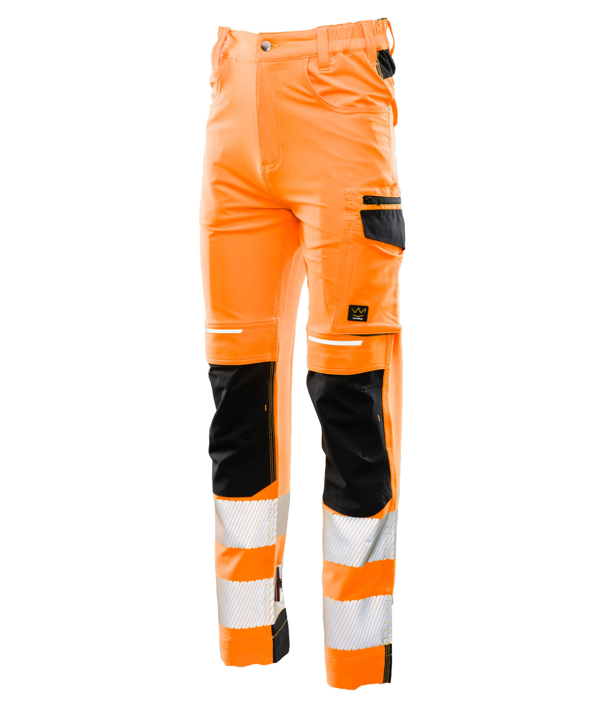 TROUSERS WITH REFLECTIVE ORANGE SKF006 CAT II