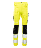 TROUSERS WITH REFLECTIVE YELLOW SKF006 CAT II