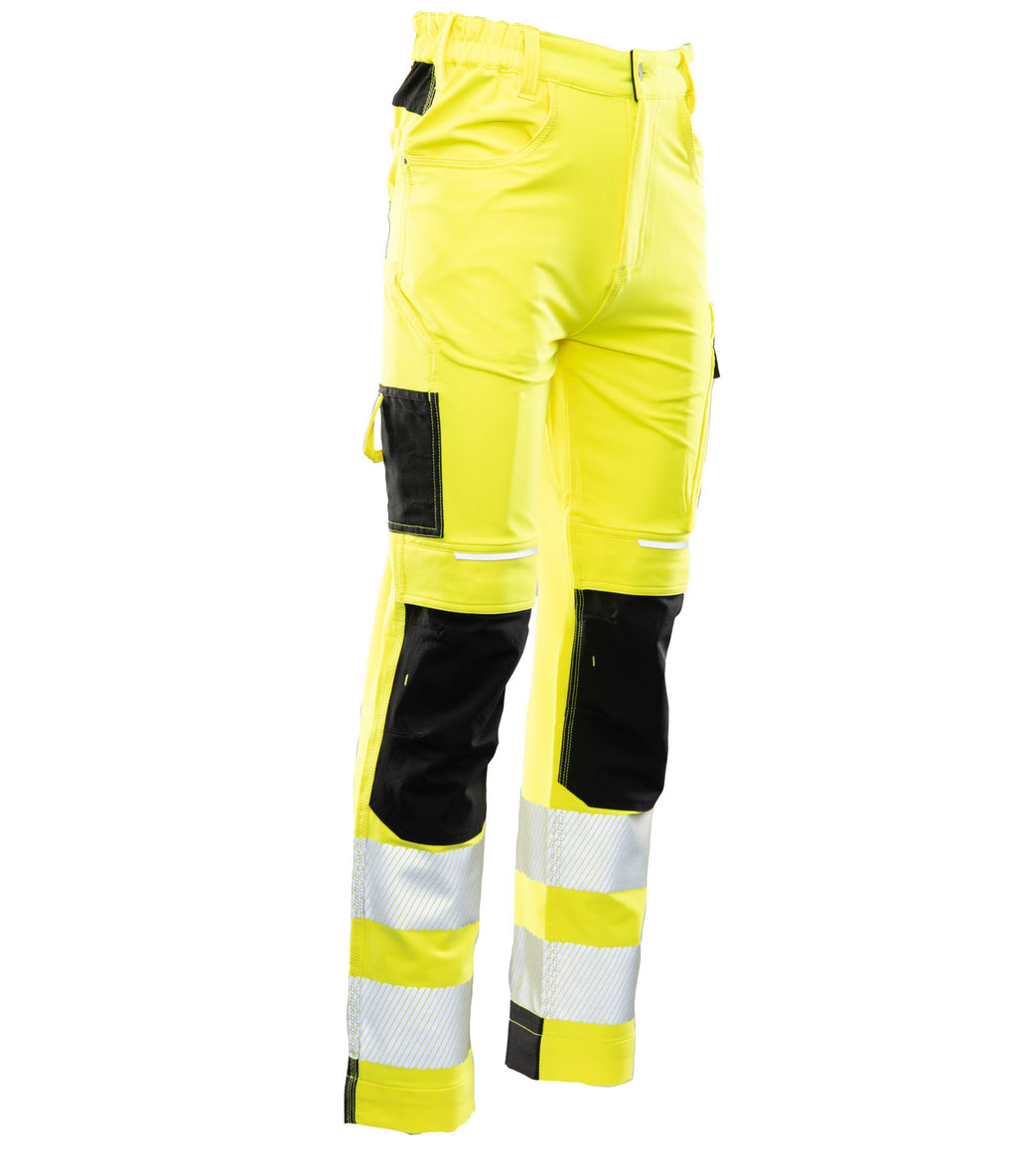 TROUSERS WITH REFLECTIVE YELLOW SKF006 CAT II