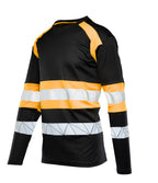 ECO RIVAL LONGSLEEVE BLACK/ORANGE