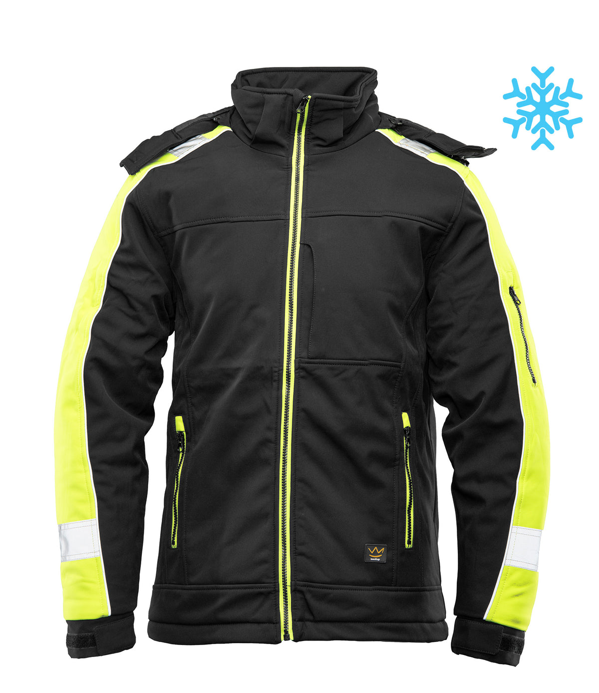 PADDED SOFTSHELL RIVAL YELLOW