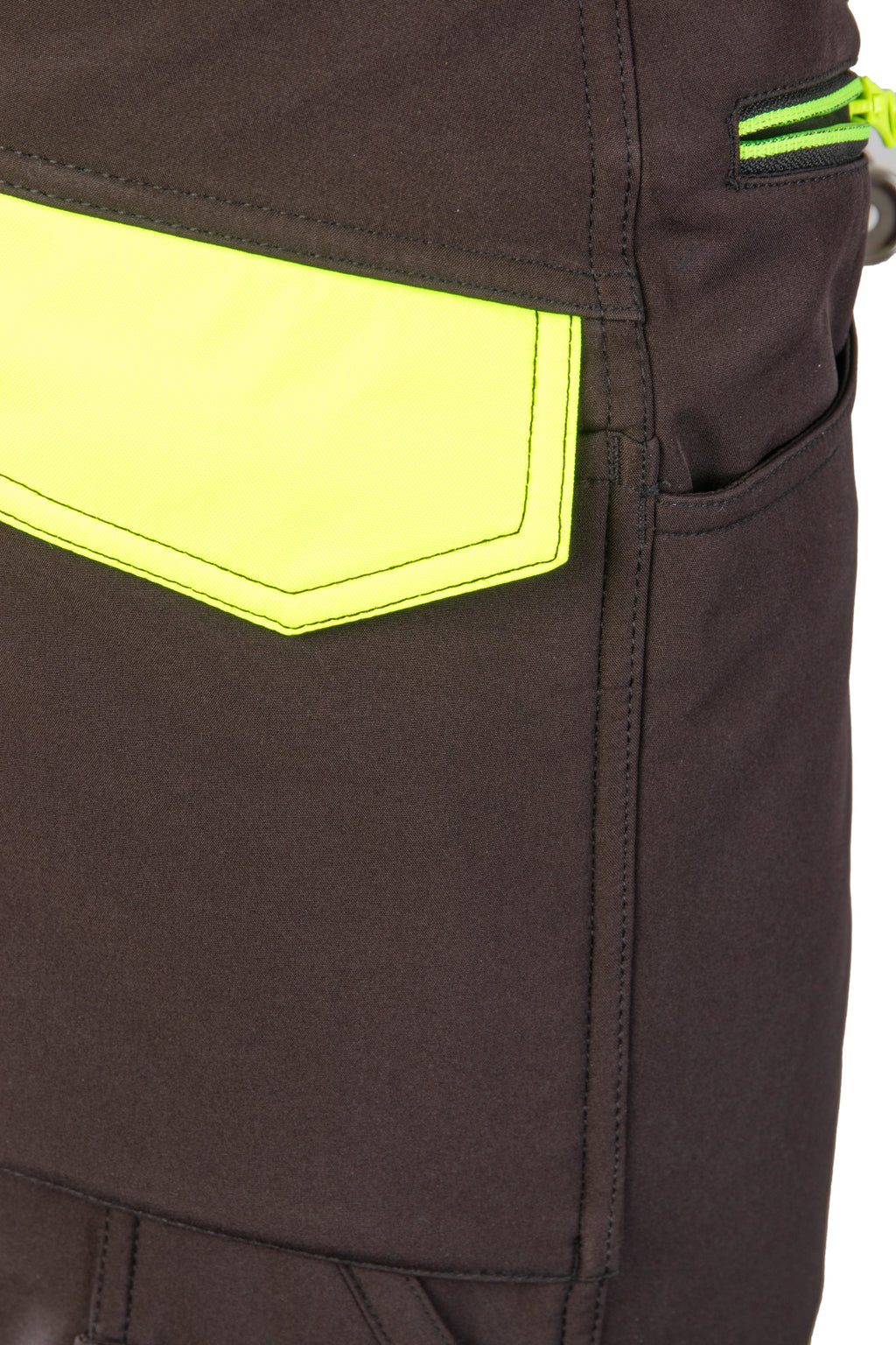 RIVAL SOFTSHELL INSULATED TROUSERS BLACK/YELLOW