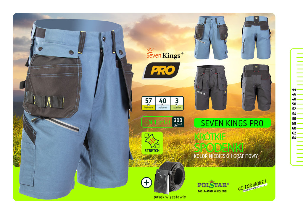 SHORTS SEVEN KINGS PRO GREY