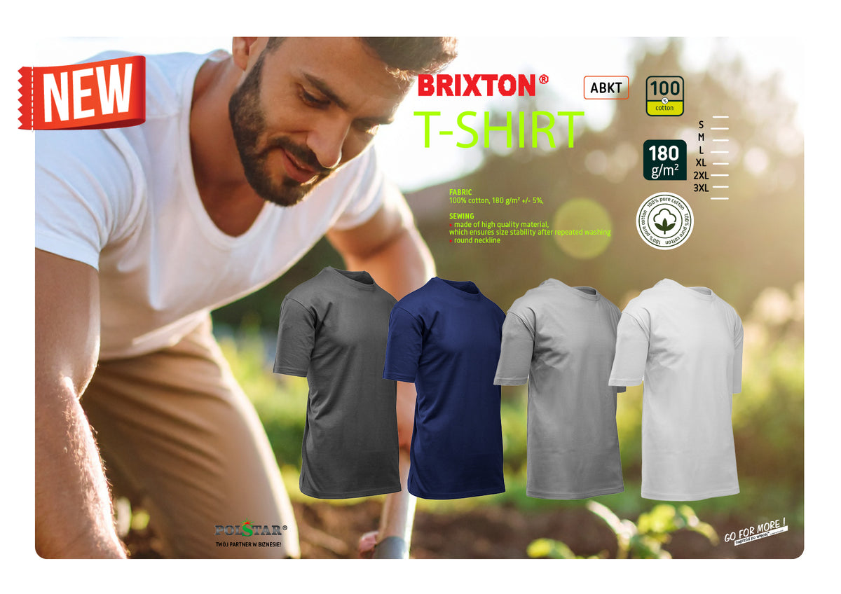 T-SHIRT 100 % COTTON GRAY